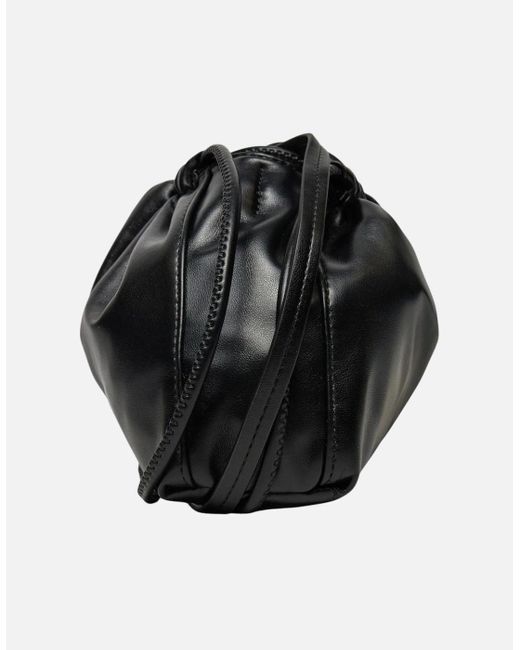 Calvin Klein Black Lace Fastening Bag With Inside Pocket