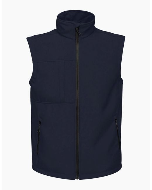 Regatta Blue Professional Softshell 3 Layer Body Warmer for men