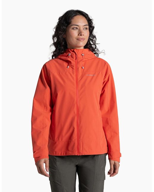 Craghoppers Orange Ladies Zohra Waterproof Jacket