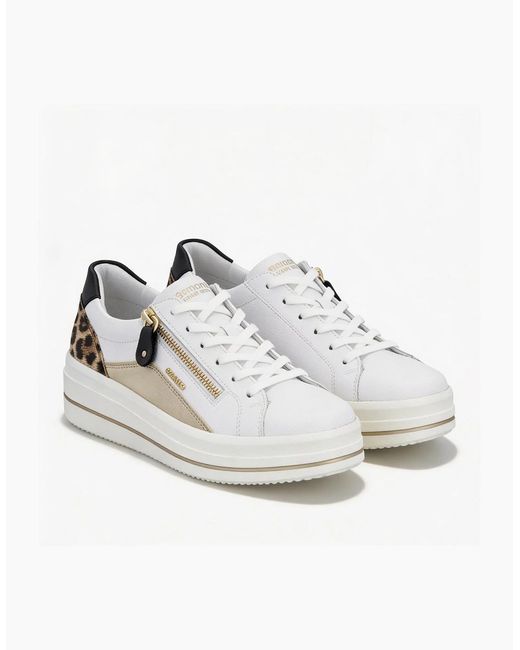 Remonte White D1C01-85 Casual Trainers