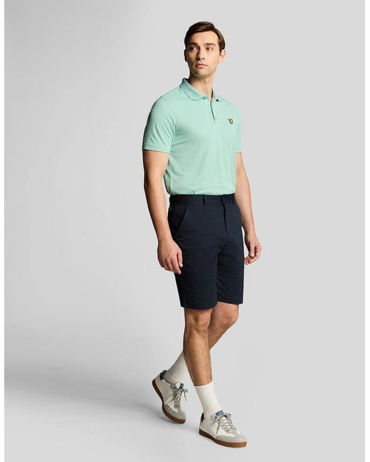 Lyle & Scott Green Course Stretch Chino Shorts for men