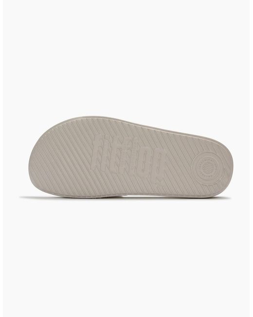 Fitflop White Iqushion Pool Polyurethane Pale Slides for men