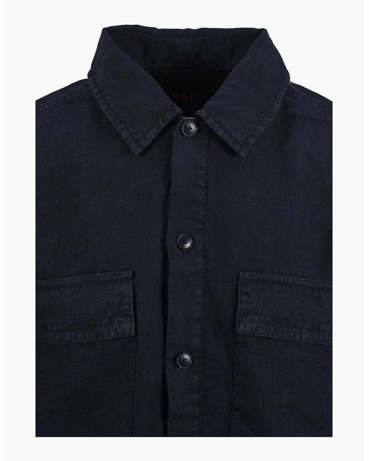 Boss Blue Boss Boss Locky Shirt Dark for men