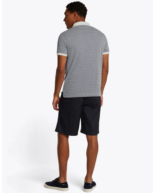 Tommy Hilfiger Gray Interlock Regular Fit Polo Shirt for men