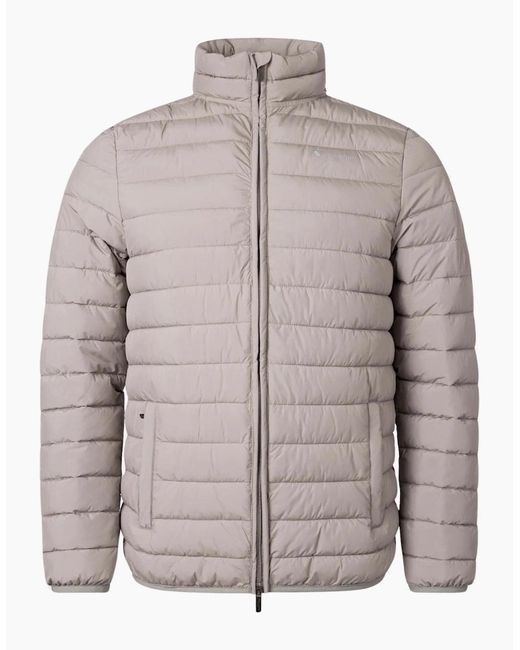 Aquascutum Gray Active 100Gr Mock Neck Jacket for men
