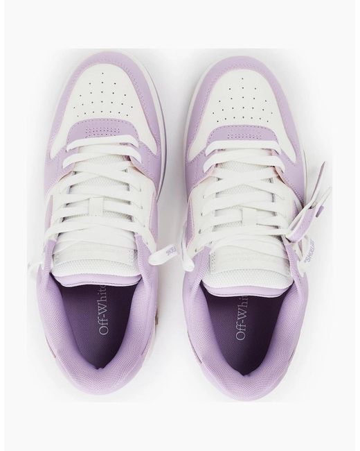 Off-White c/o Virgil Abloh Purple Out Of Office Low Top Trainers