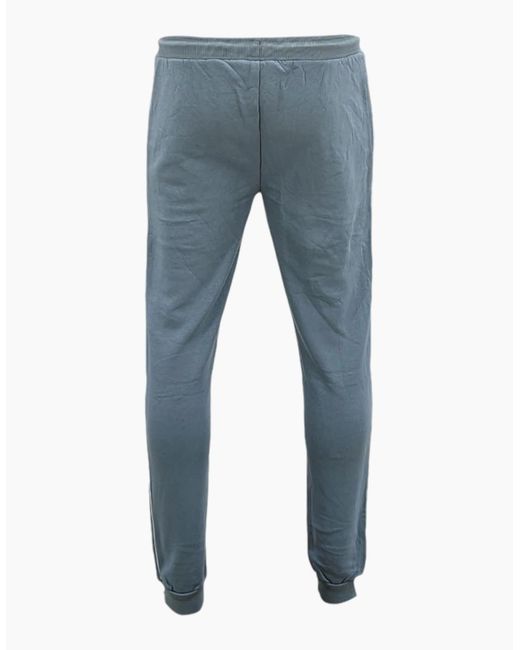 Ellesse Blue Joggers Fleece Sweatpants Bottoms Casual Cuffed Gym Winter Trousers for men