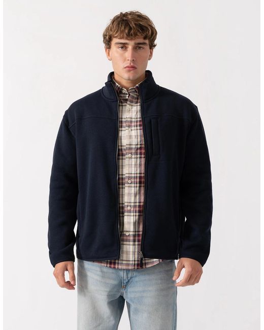 Gant Blue Fleece Jacket for men