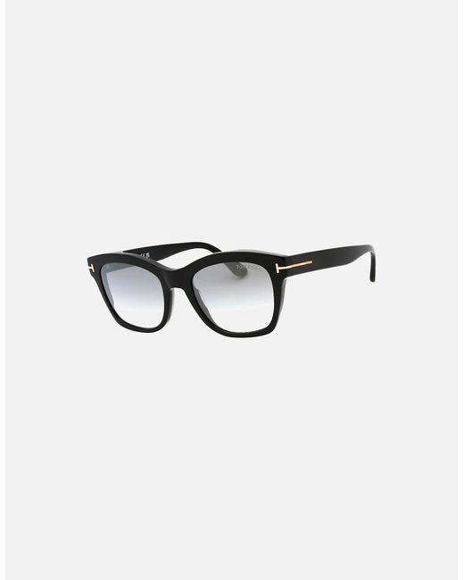 Tom Ford Brown Lauren-02 Mirrored Lens Shiny Sunglasses