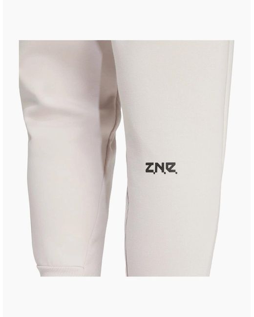 Adidas White Z.N.E. Regular Fit Joggers