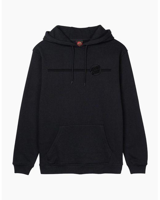 Santa Cruz Blue Tonal Opus Dot Stripe Hoodie for men