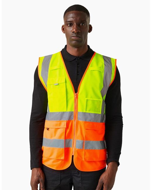 Regatta Yellow Professional Hi-Vis Vest for men