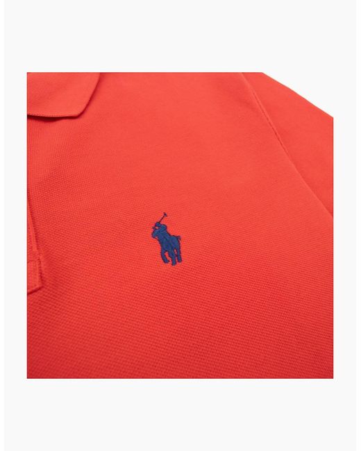 Polo Ralph Lauren Red Custom Slim Fit Polo 2000 for men