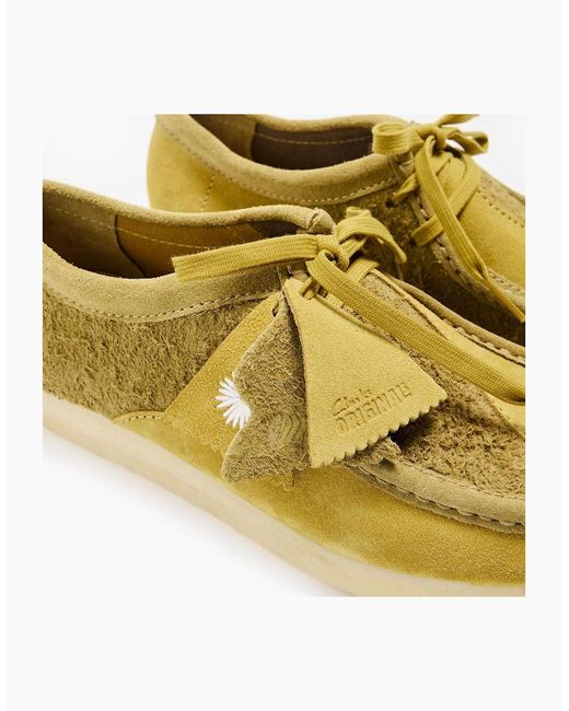 Clarks Yellow Wallabee Moc Toe Lace Up Boat Shoes for men