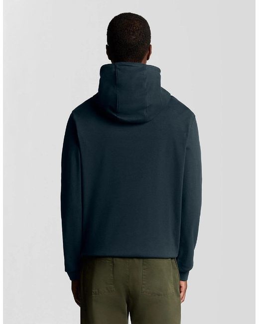 Lyle & Scott Blue Pullover Hoodie for men