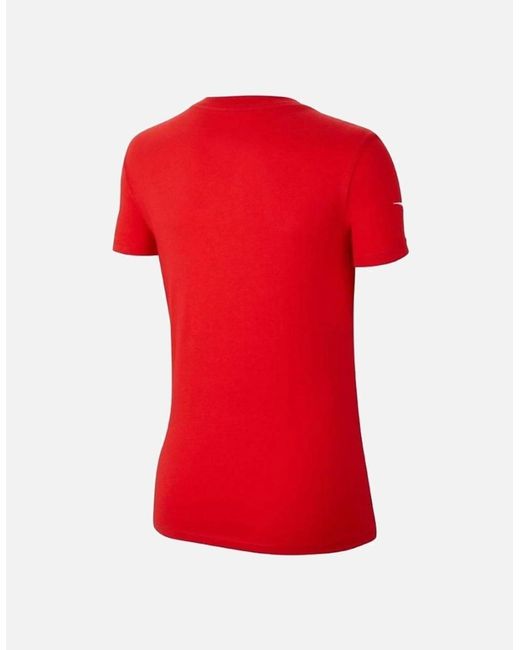 Nike Red Ladies Park 20 T-Shirt