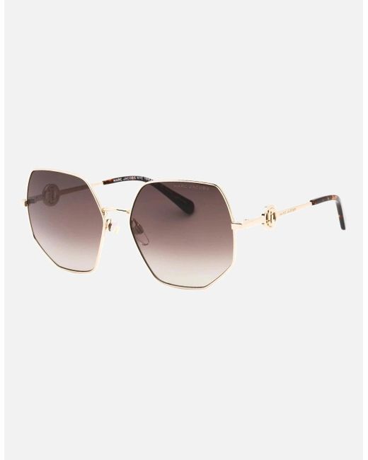 Marc Jacobs Brown Havana Leg Ends Sunglasses