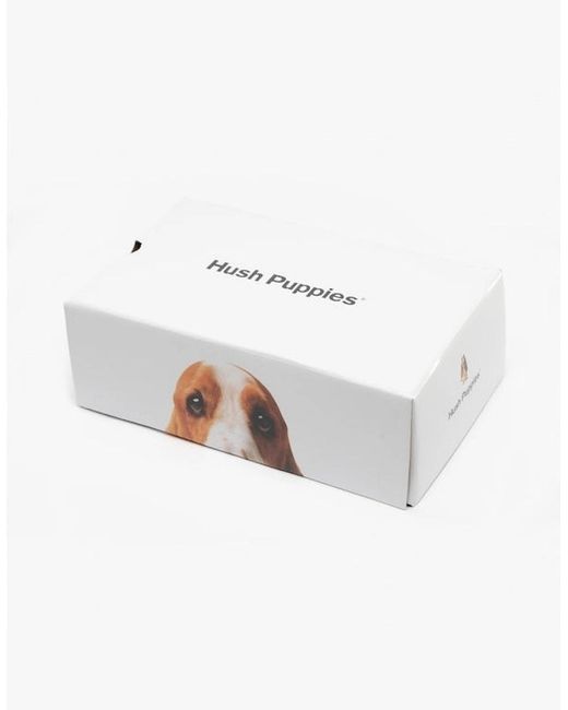 Hush Puppies White Tessa Leather Casual Trainers Python