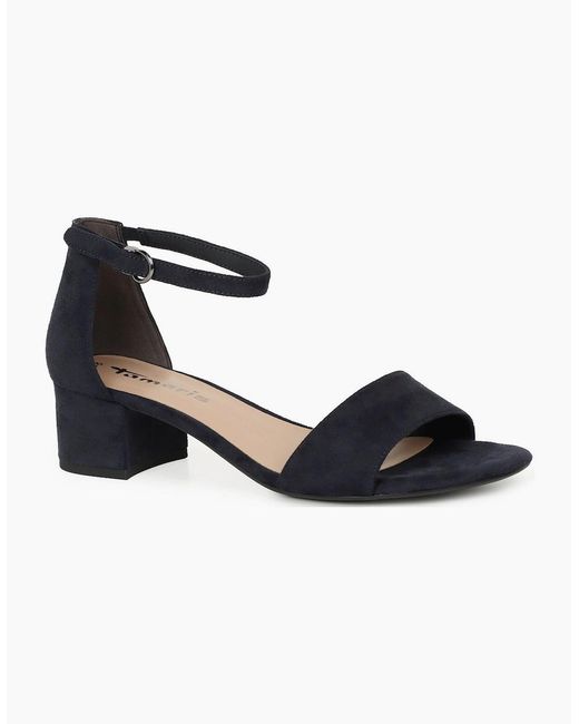 Tamaris Black Gardenia Dress Sandals