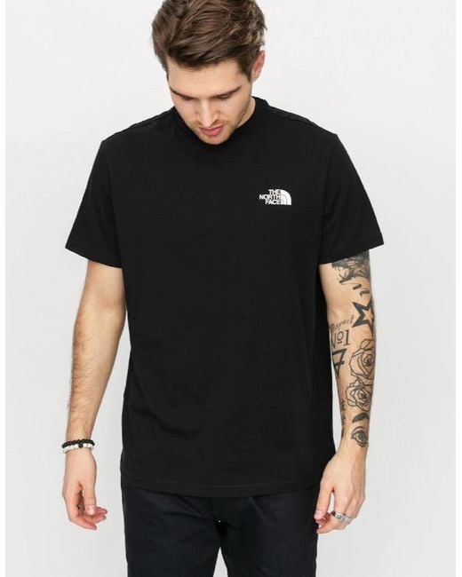 The North Face Black Simple Dome Short Sleeve T-Shirt for men
