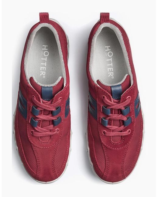 Hotter Purple Leanne Ii Wide Trainers