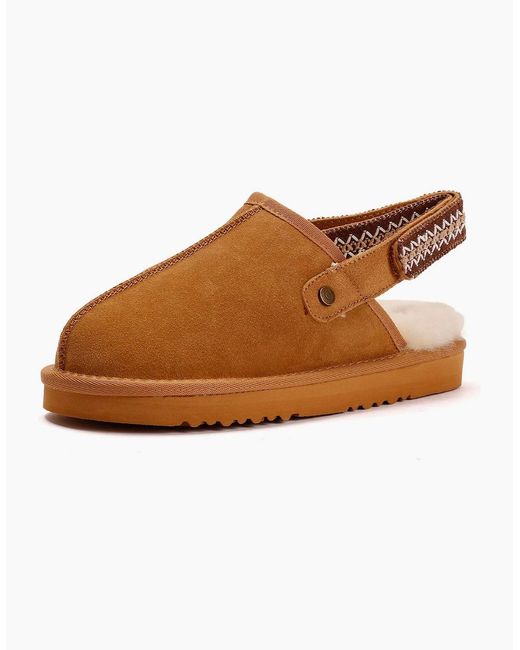 Osprey Brown London The Constellation Suede Tan Slippers