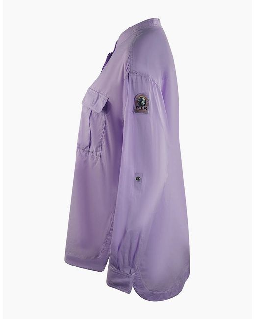 Parajumpers Purple Nevaeh Techno Casual Shirt