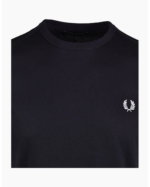 Fred Perry Black Ringer T-Shirt for men