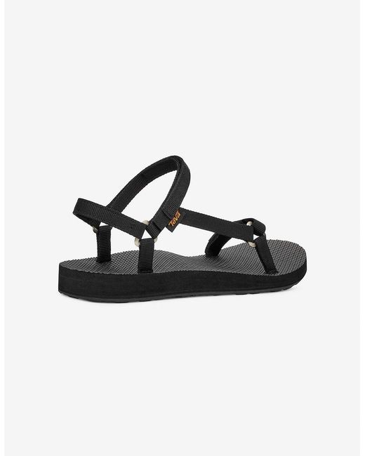 Teva Black Original Universal Cross Strap Sandals Slim