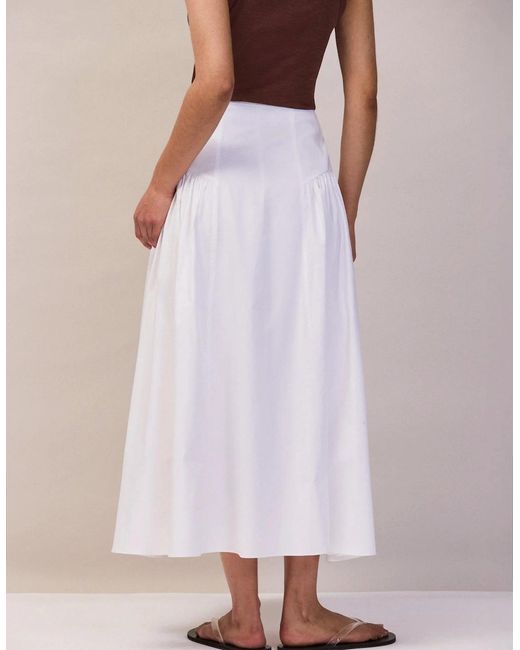 Ro&zo Natural Cotton Gathered Skirt
