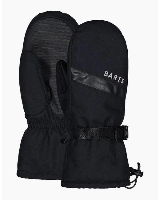 Barts Black Freesstyle Skimitts Mittens for men