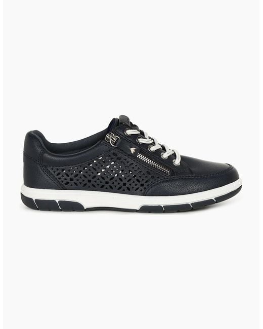 Softline Black Austin Trainers