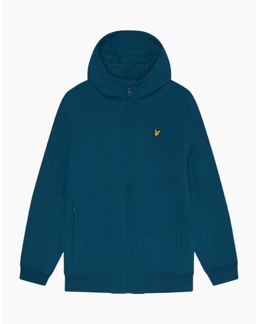 Lyle & Scott Blue Lyle & Scott Fleece Back Softshell Jacket for men