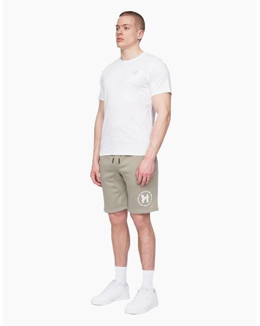 Henleys Natural Metafone Jog Shorts Dusty for men