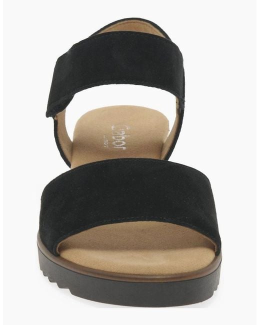 Gabor Black Raynor Sandals