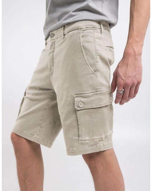 Replay Natural Vannie Hypercargo Shorts 013 Alabaster for men
