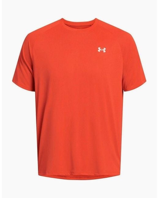 Under Armour Red Tech Reflective T-Shirt for men