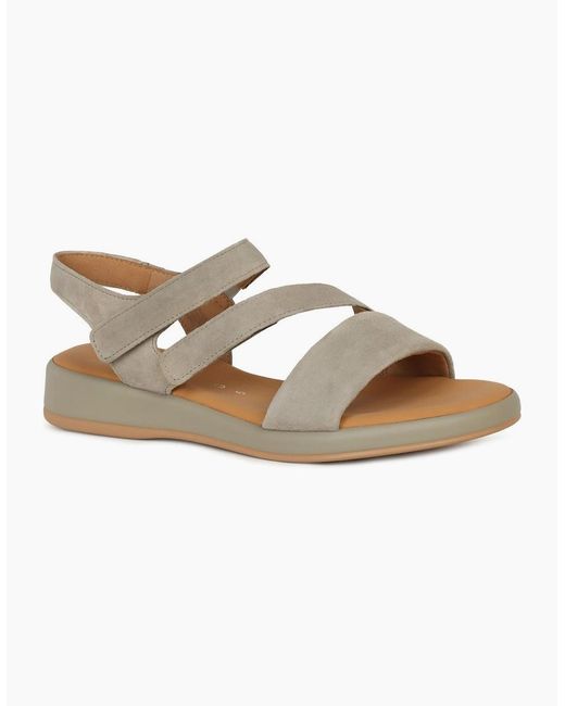 Gabor White Oporto Sandals
