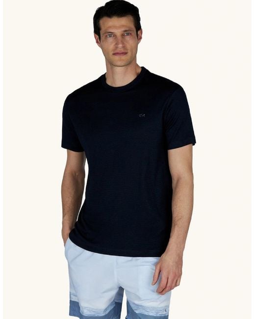 Paul & Shark Black Cotton Blend Jersey T-Shirt 013 for men