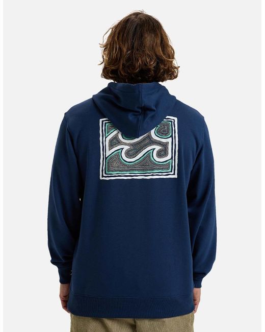Billabong Blue Foundation Hoodie for men