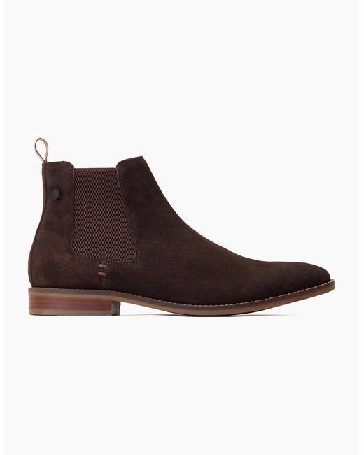 Base London Brown Virgil Chelsea Boots for men