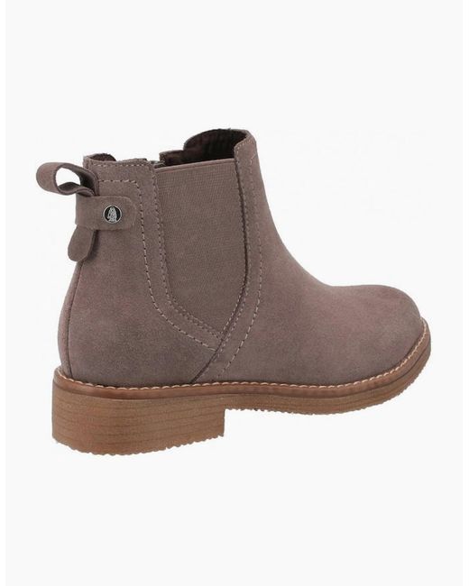 Hush Puppies Brown Maddy Suede Ankle Boots