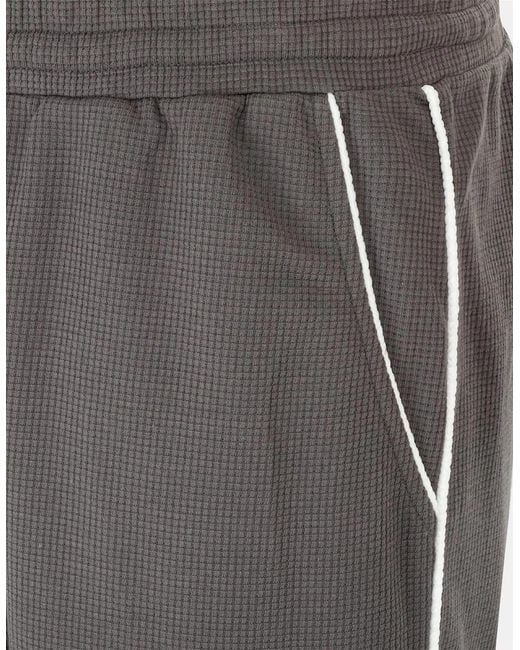 Fabric Gray Shorts for men