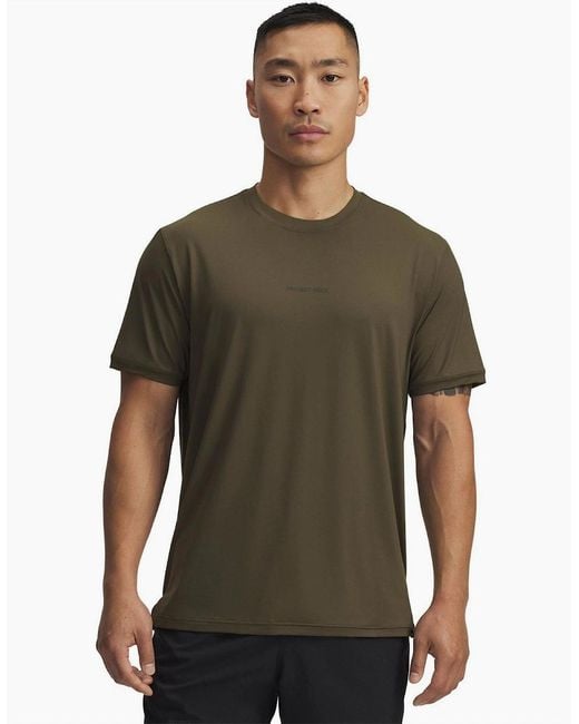 Under Armour Green Text Graphic Crew Neck Short Sleeve Jersey T-Shirt