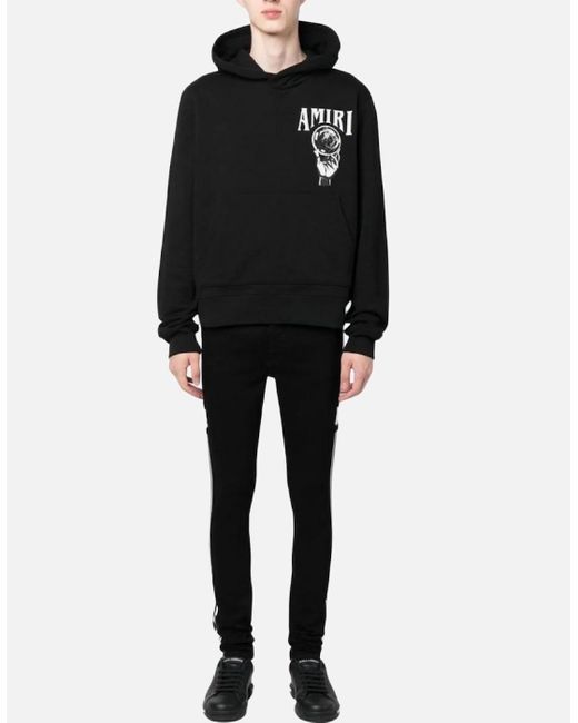 Amiri Black Slim Fit Ma Track Od Denim Jeans for men