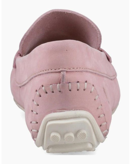 Sperry Top-Sider Pink Sperry Salvador Slip On Nubuck Moccasins Shoes