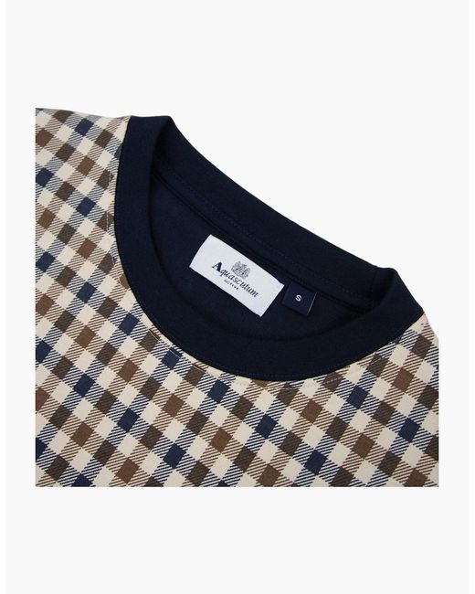 Aquascutum Blue Iconic Crewneck 11 for men