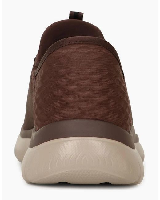 Skechers Brown Slip-In Summits Trainers for men