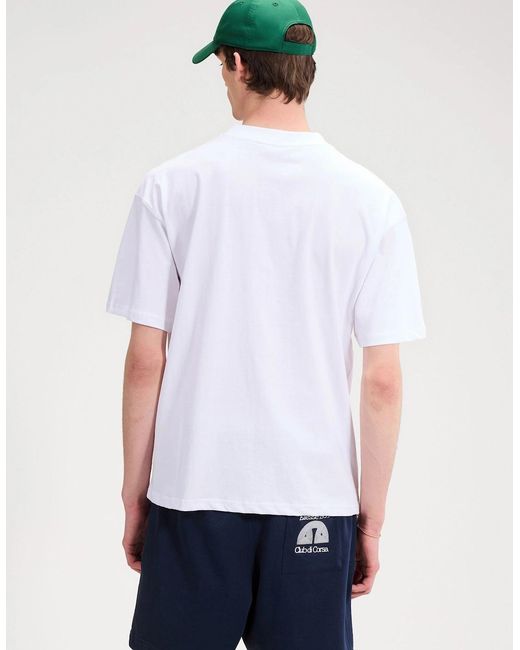 Ellesse White Scroll Tee