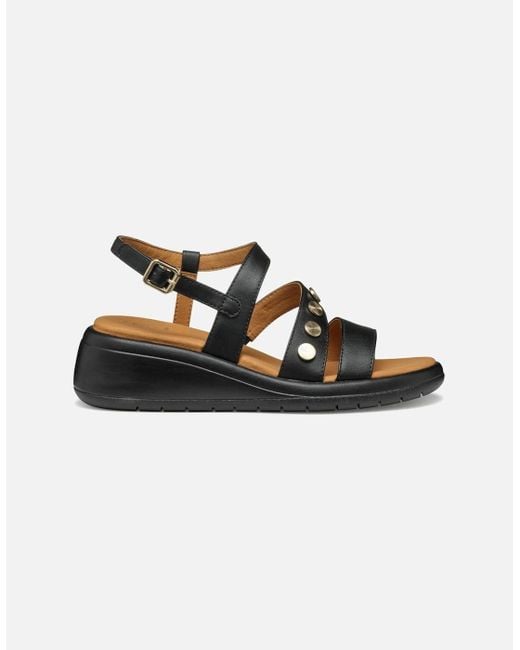 Geox Black D Meliconia Sandals